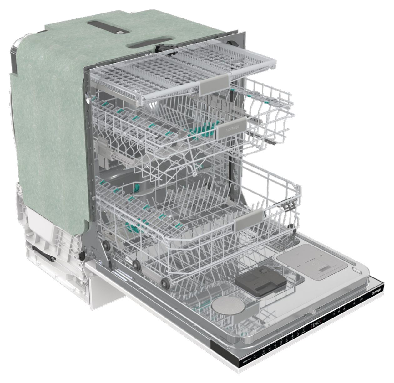 GV693B 60 cm Geschirrspüler vollintegriert (ohne Front) Sehr leise 16 Maßgedecke aquaStop Funktion 