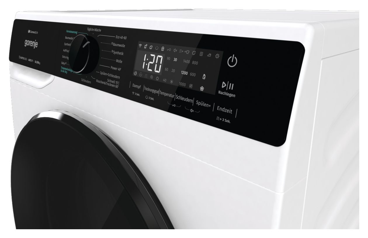 WD2PA1X64ADAAW/DE 10,5 kg 6 kg Kondensations Waschtrockner 1400 U/min 