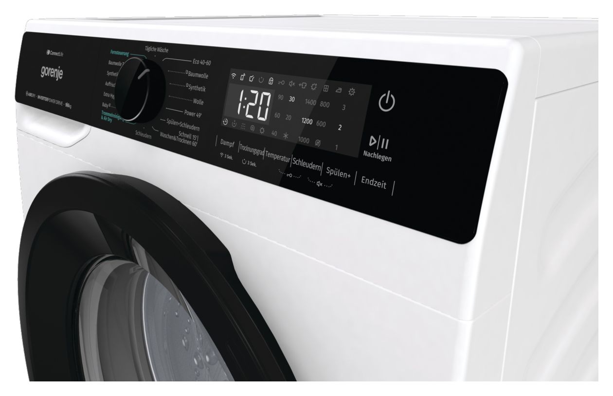 WD2PA964ADW1/DE 9 kg 6 kg Kondensations Waschtrockner 1400 U/min 