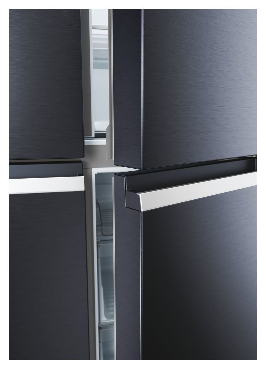 HCR5919ENMB Side-by-Side Kühl-/ Gefrierkombination 354 l / 174 l 329 kWh NoFrost 1900 mm x 908 mm  (Schwarz) 