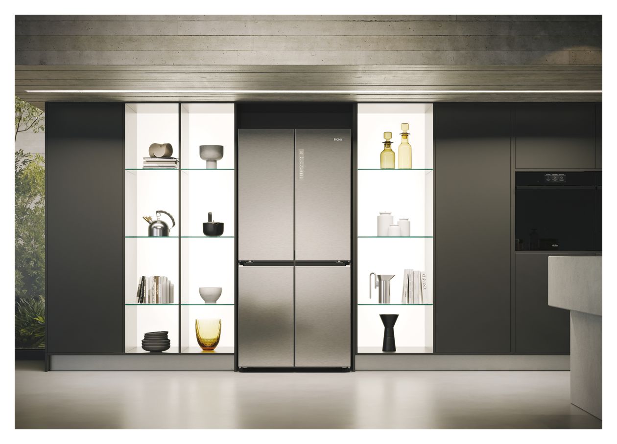 HCR7818DNMM Side-by-Side Kühl-/ Gefrierkombination 311 l / 156 l 226 kWh NoFrost 1815 mm x 833 mm  (Edelstahl) 