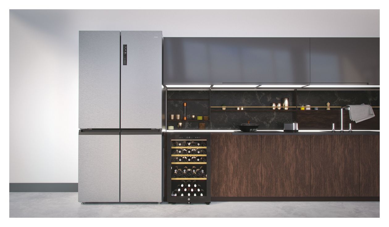 HWS49GAE Weinkühler Freistehend EEK: F 1 Zonen 49 Flasche(n) 