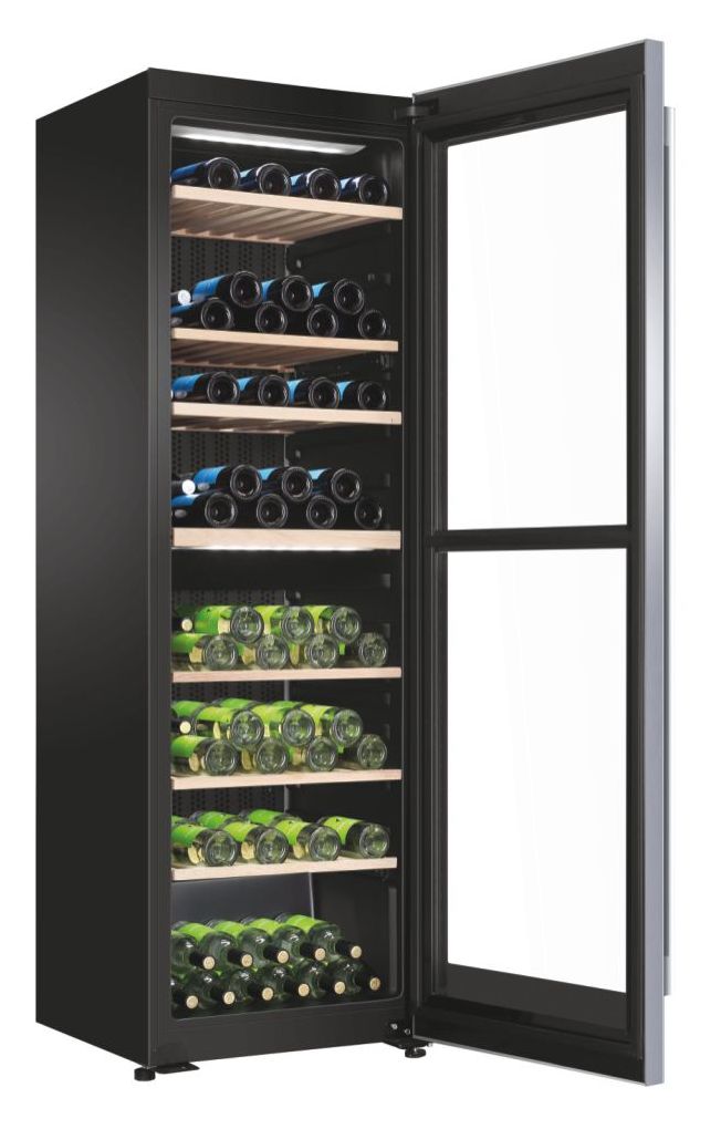 WS137GDNFI Weinkühler Freistehend EEK: F 2 Zonen 137 Flasche(n) 