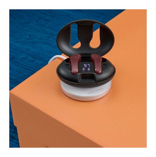 184168 Spirit Unchained In-Ear Bluetooth Kopfhörer Kabellos TWS 16 h Laufzeit  (Schwarz, Rot) 