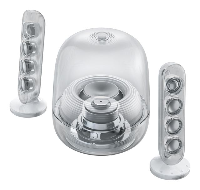 SoundSticks 5 190 W Bluetooth Lautsprecher  (Weiß) 