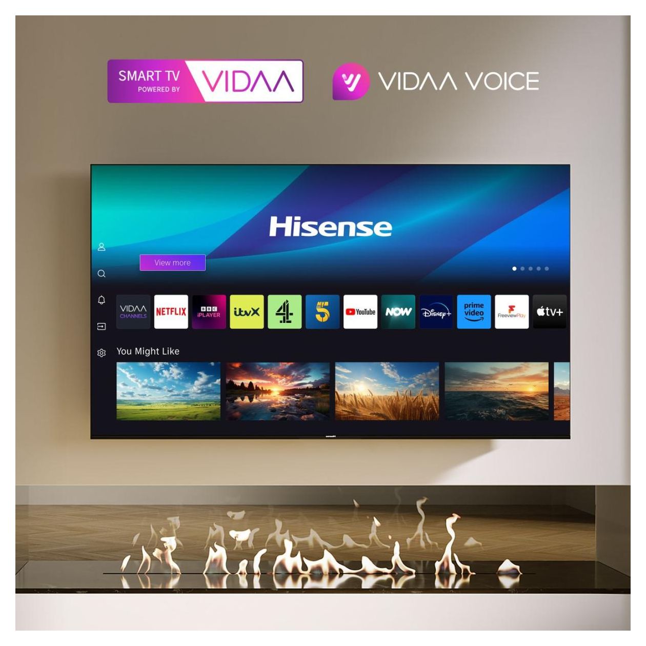 43A6N LED 109,2 cm (43 Zoll) Fernseher 4K Ultra HD VESA 200 x 300 mm 