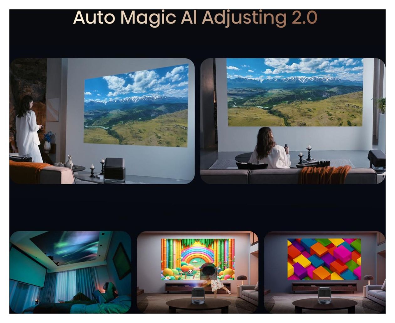 C2 Pro UHD 4K (3840x2160) 2600 ANSI Lumen  (Grau) 