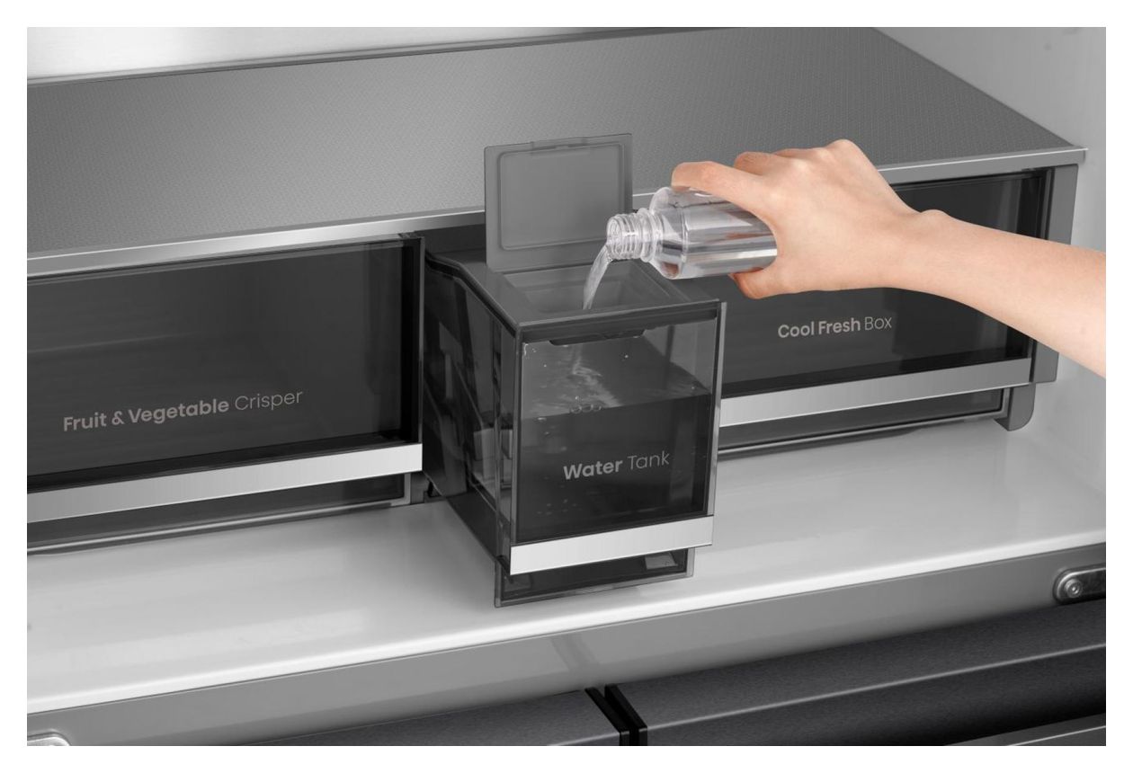 RQ5P640SYKD Side-by-Side Kühl-/ Gefrierkombination 390 l / 250 l 276 kWh NoFrost 1790 mm x 910 mm  (Schwarz) 