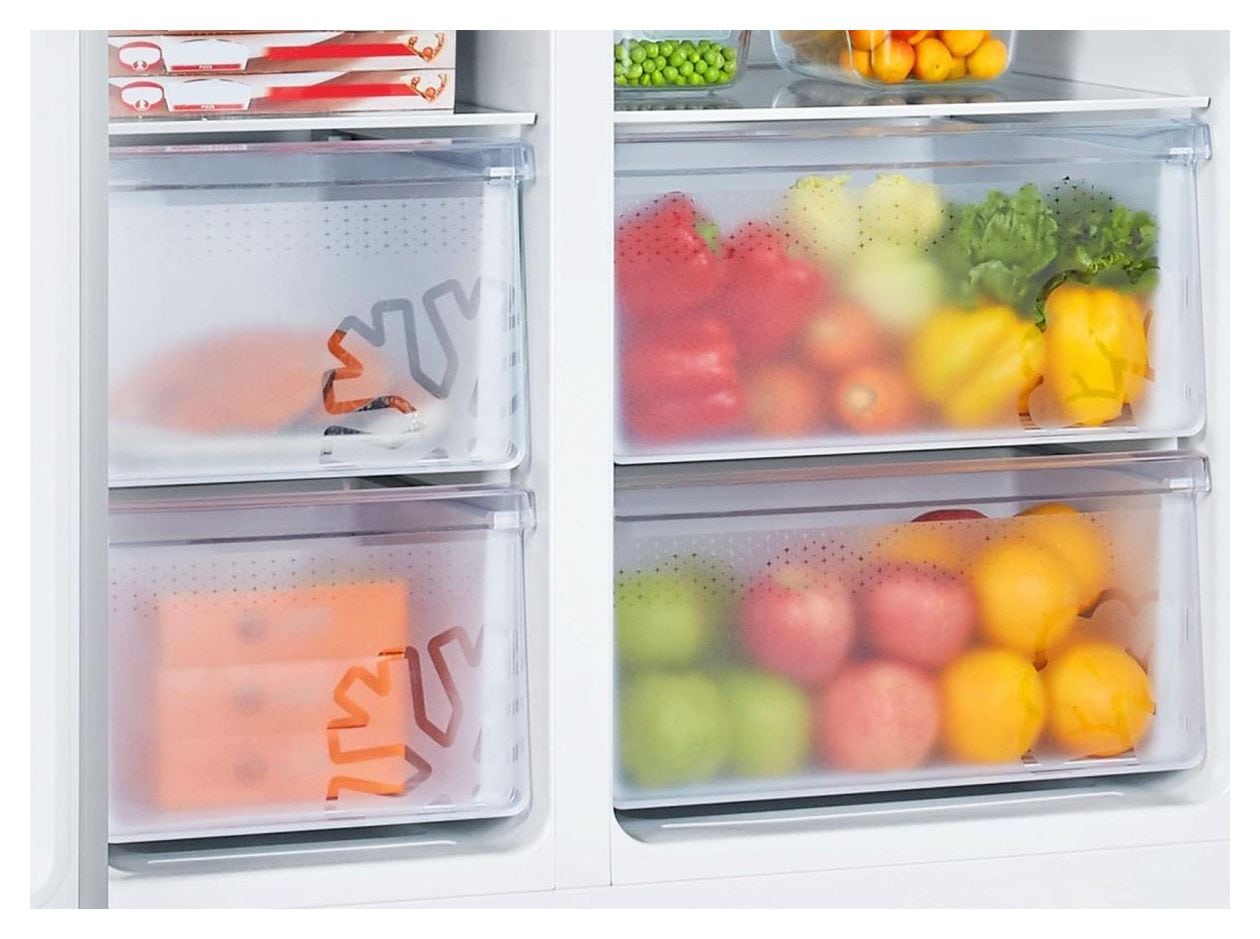 RS677N4BIE Side-by-Side Kühl-/ Gefrierkombination 334 l / 185 l 309 kWh NoFrost 1786 mm x 910 mm  (Grau) 