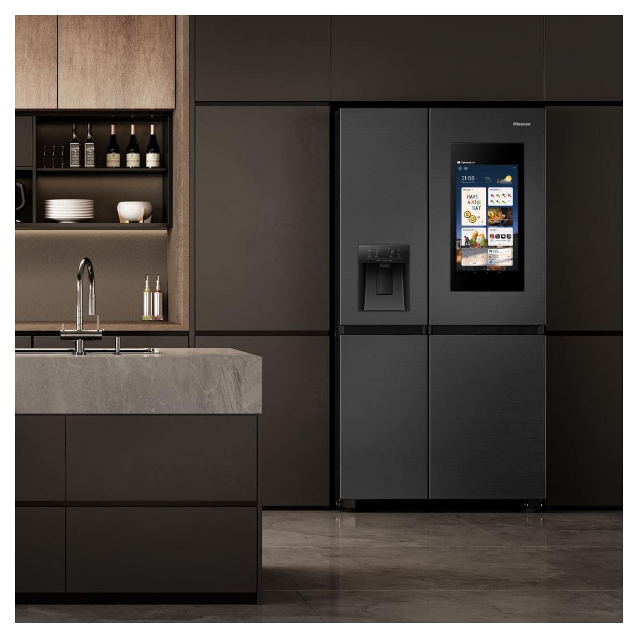 RS9P628GPFE Side-by-Side Kühl-/ Gefrierkombination 399 l / 200 l 343 kWh NoFrost 1790 mm x 910 mm  (Schwarz) 