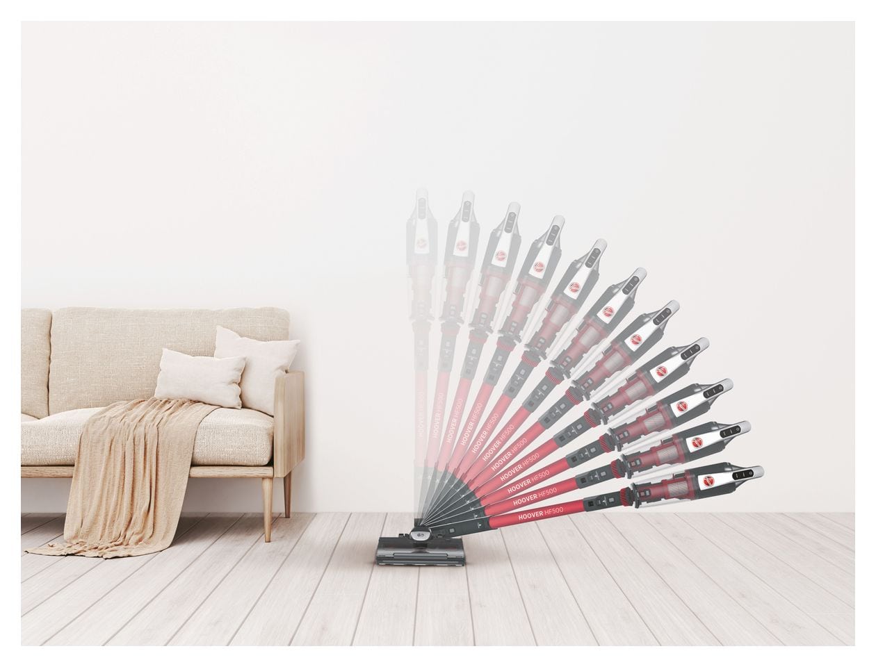 HF522STH011 Handstaubsauger Beutellos bis 45 min Laufzeit 22 V Micro  (Grau, Titan) 