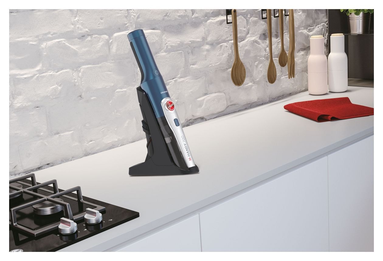 HH710BSS011 Handstaubsauger Beutellos bis 10 min Laufzeit 11,1 V EPA  (Blau) 