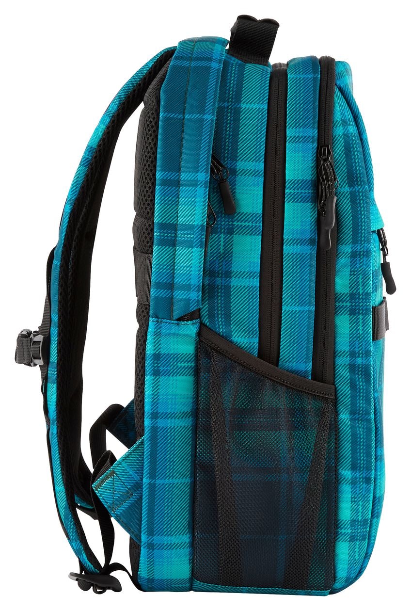 Campus XL Notebook-Rucksack Tartan Plaid bis 40,9 cm (16.1 Zoll) (Blau) 