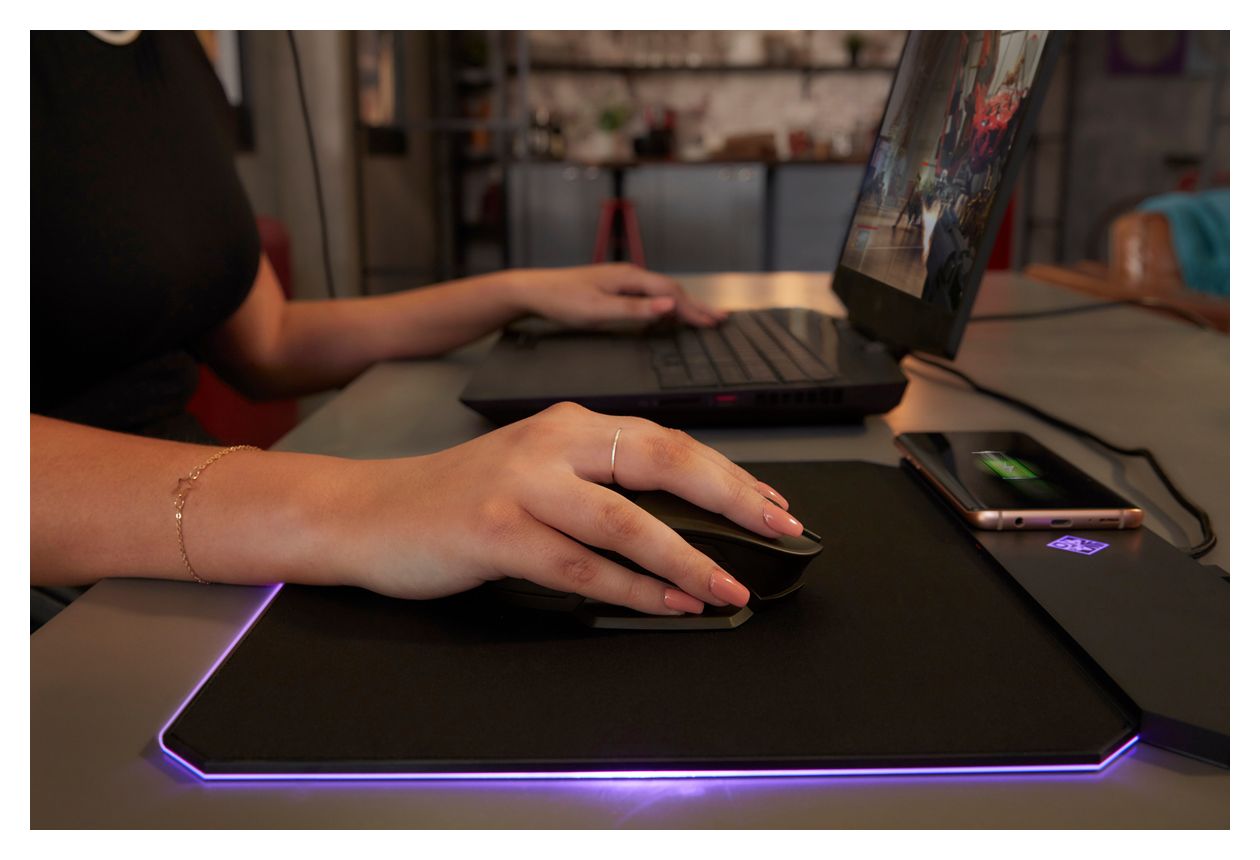 Omen Photon 16000 DPI Gaming Maus Optisch  (Schwarz) 