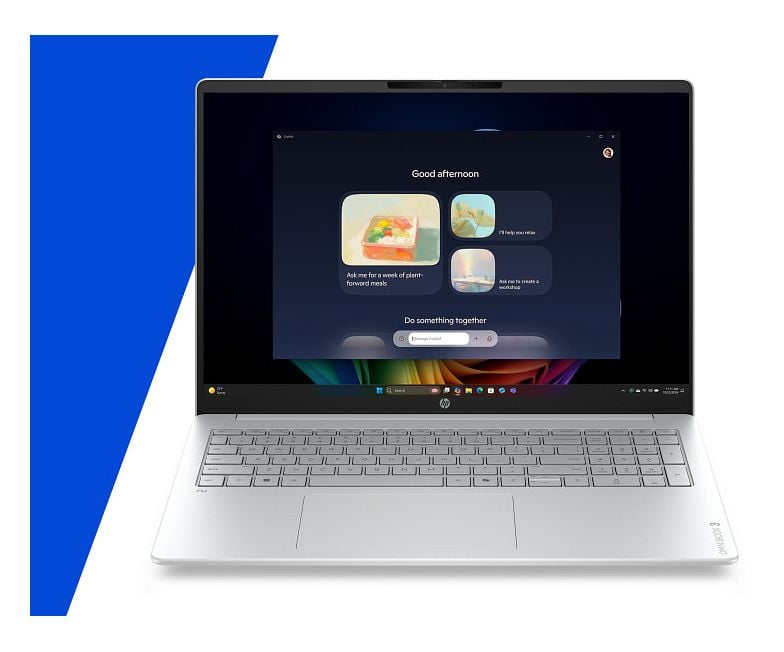 OmniBook 3 16-bz0610ng 2K Ultra HD Notebook 40,6 cm (16 Zoll) 1920 x 1200 Pixel 16 GB Ram 512 GB SSD Windows 11 Home Qualcomm Snapdragon max. 2,97 GHz  (Grau, Silber) 