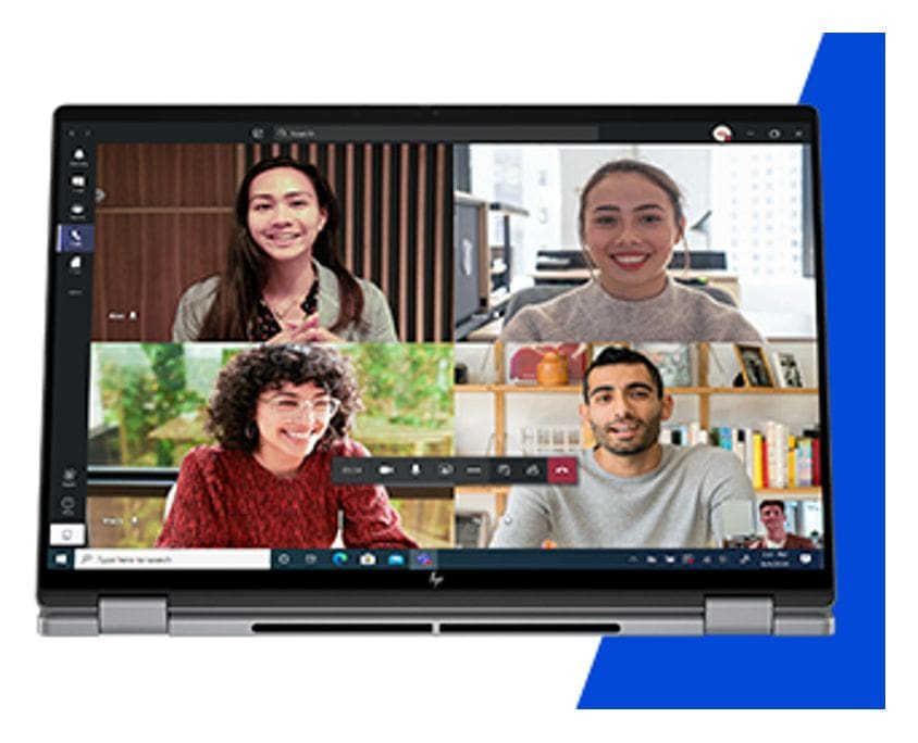 OmniBook X Flip 16-ar0556ng 2K Ultra HD Notebook 40,6 cm (16 Zoll) 1920 x 1200 Pixel 1 TB SSD Windows 11 Home AMD Ryzen 5 max. 4,8 GHz  (Silber) 
