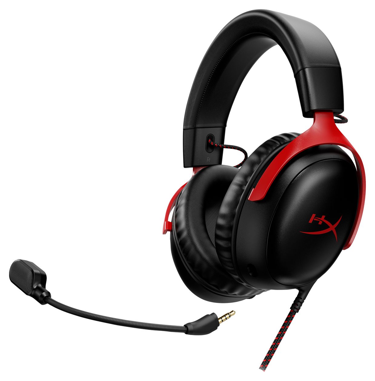 Cloud III Gaming Over-Ear Gaming Kopfhörer kabelgebunden USB Typ-C  (Schwarz/Rot) 