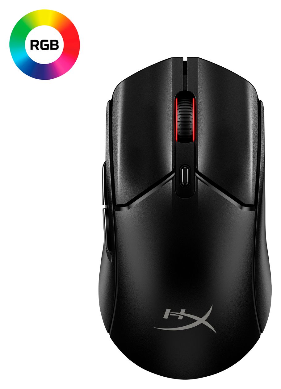 HyperX Pulsefire Haste 2 Core Wls – Gaming-Maus (Schwarz/Schwarz) 
