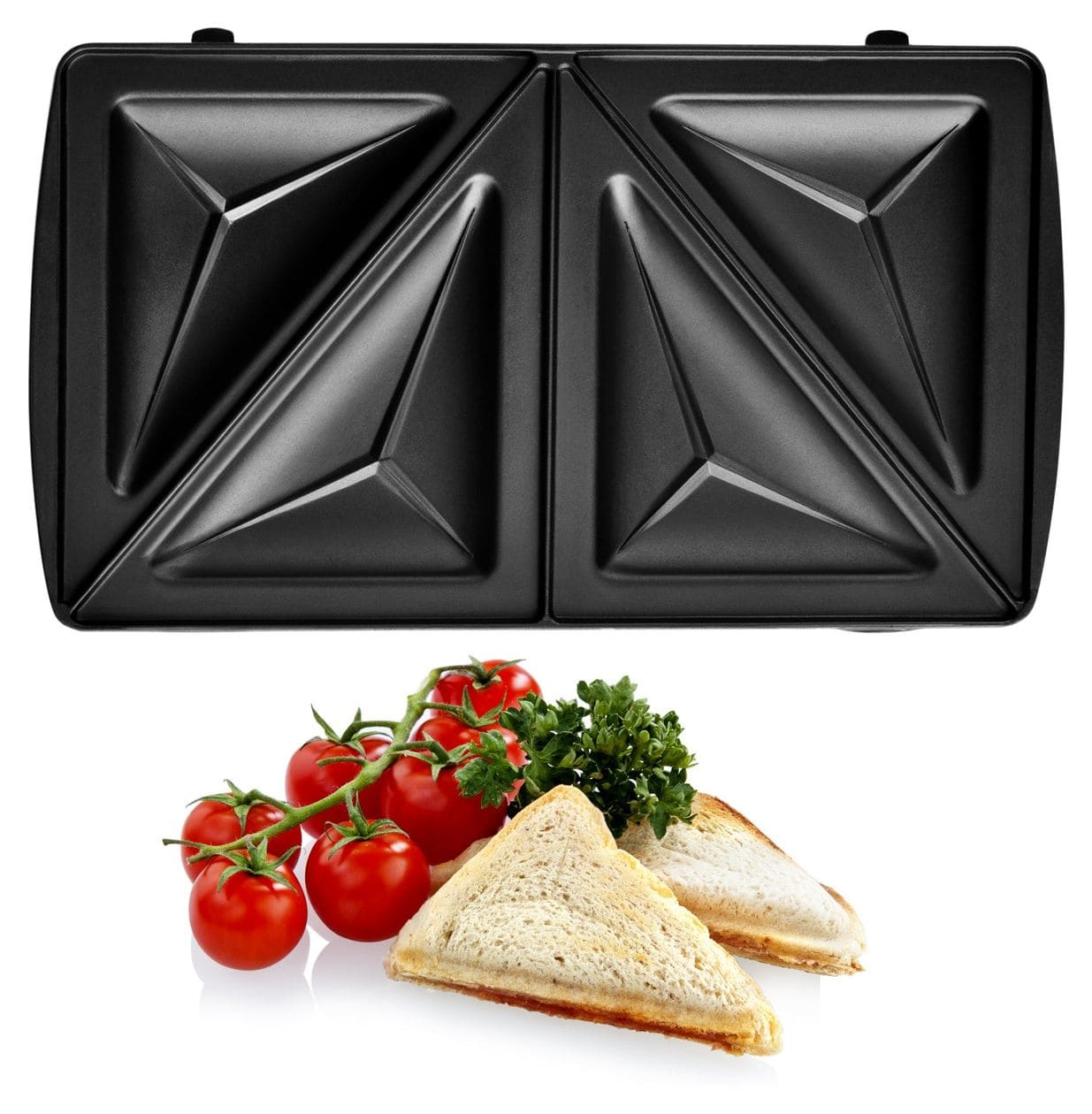 SM627 Sandwichmaker 700 W für 4 Sandwiches  (Weiß) 