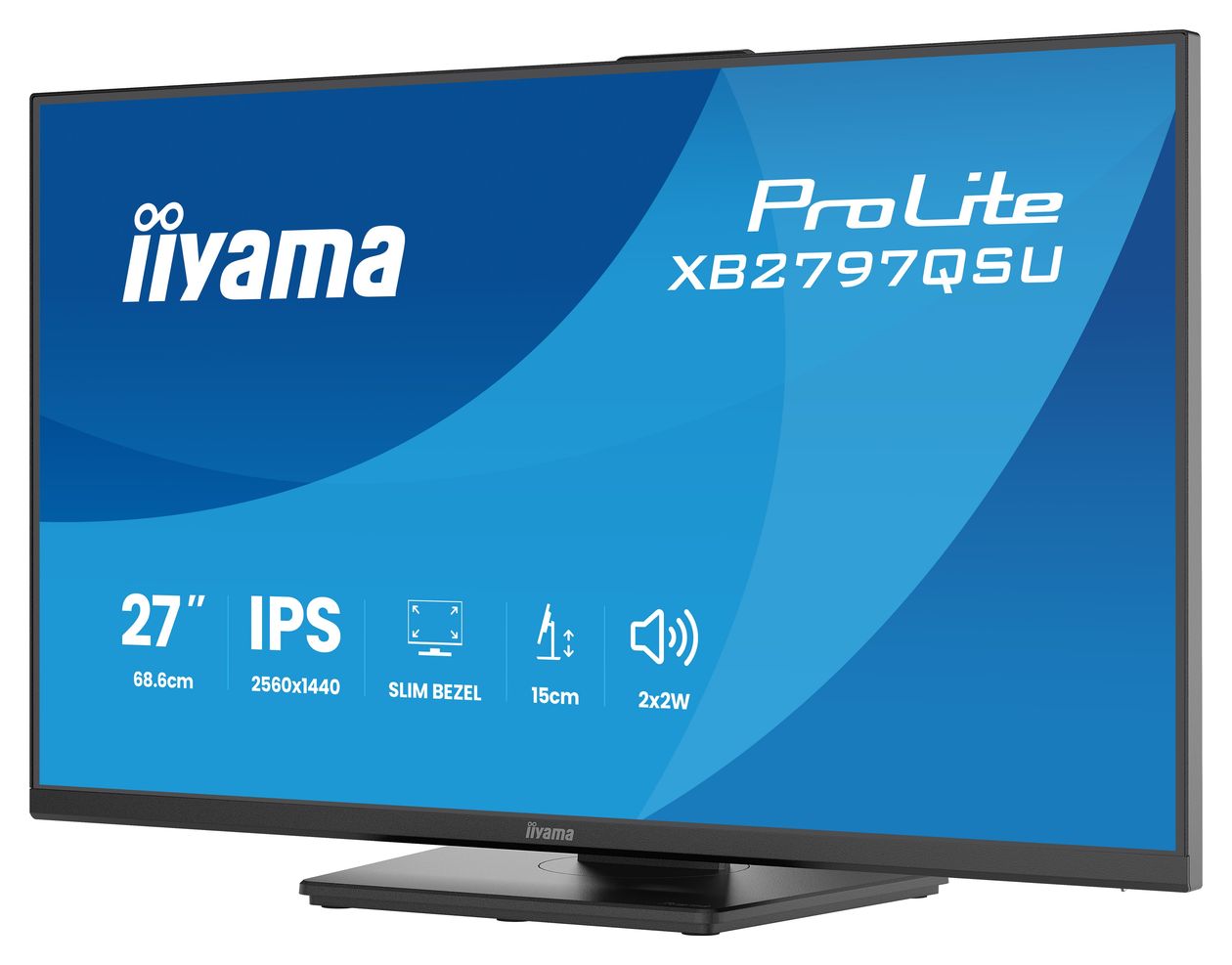 ProLite XB2797QSU-B1 Quad HD Monitor 68,6 cm (27 Zoll) 16:9 1 ms 350 cd/m²  (Schwarz) 