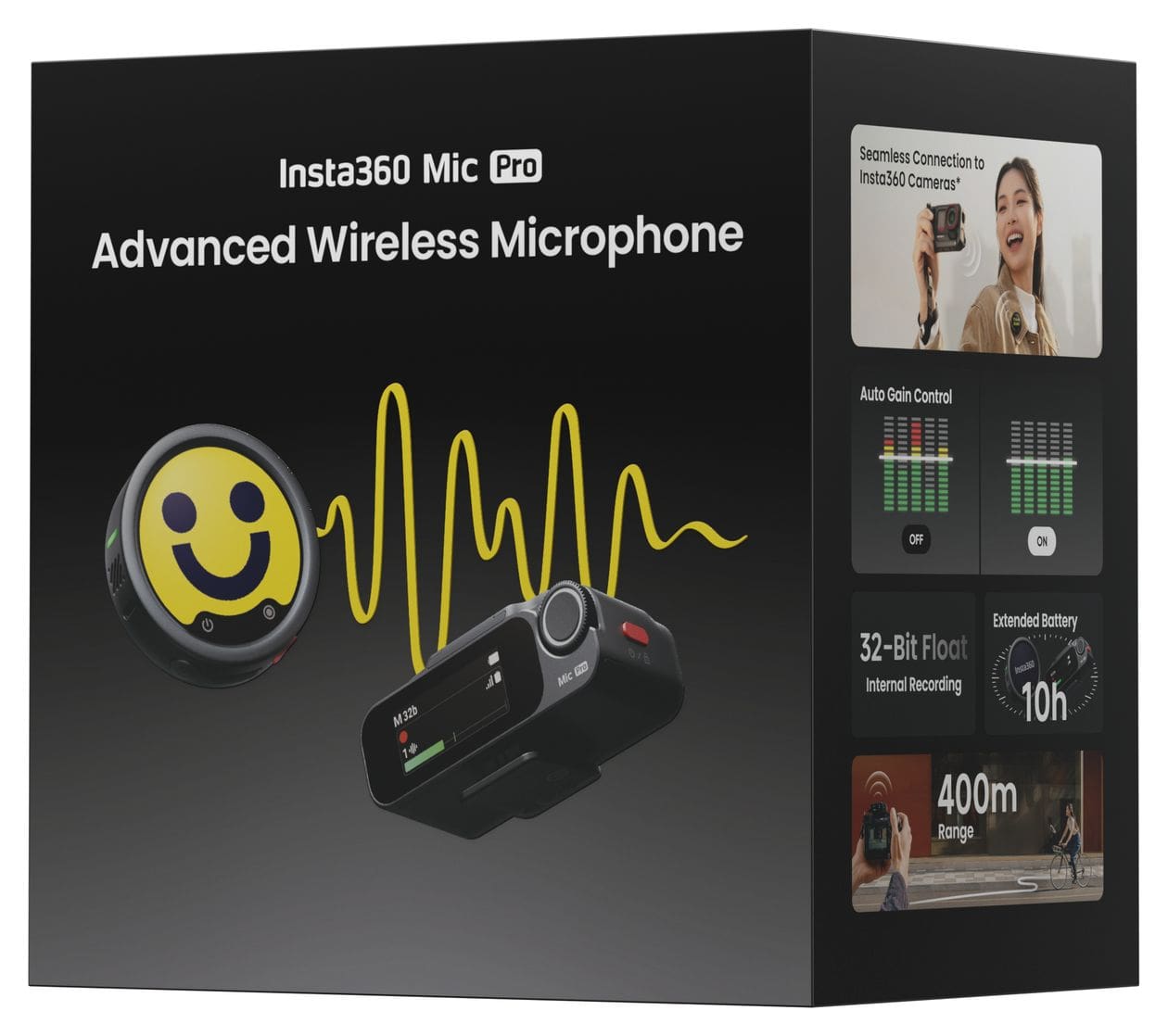 Mic Pro (1 TX + 1 RX)  (Schwarz) 