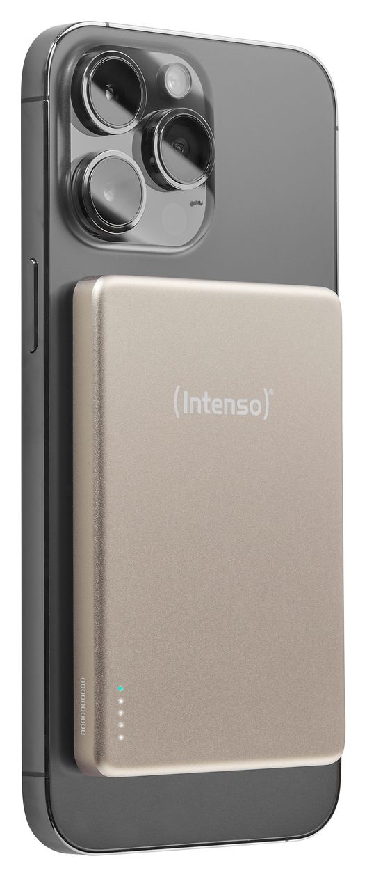 MW 5000 mAh Powerbank USB Typ-C Kabelloses Laden  (Champagner) 