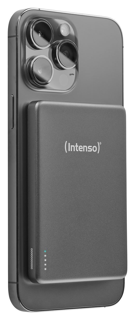 MW 5000 mAh Powerbank USB Typ-C Kabelloses Laden  (Grau) 