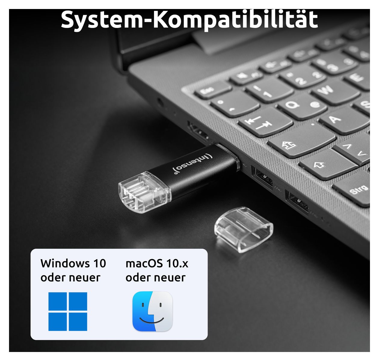 Twist Line USB Type-A / USB Type-C Stick 32 GB  (Anthrazit) 