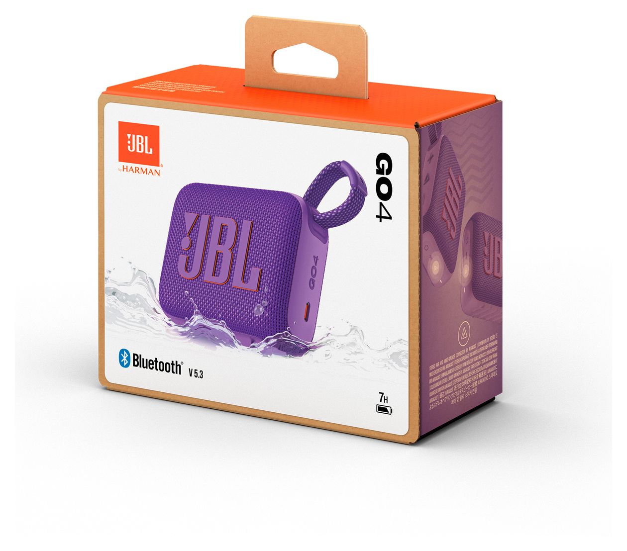 Go 4 4,2 W Bluetooth Lautsprecher IP67 Laufzeit bis 7 h  (Violett) 