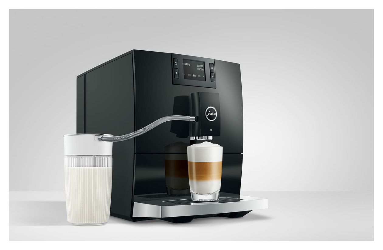 C8 Kaffeevollautomat 15 bar 1,6 l 200 g AutoClean (Piano Black) 