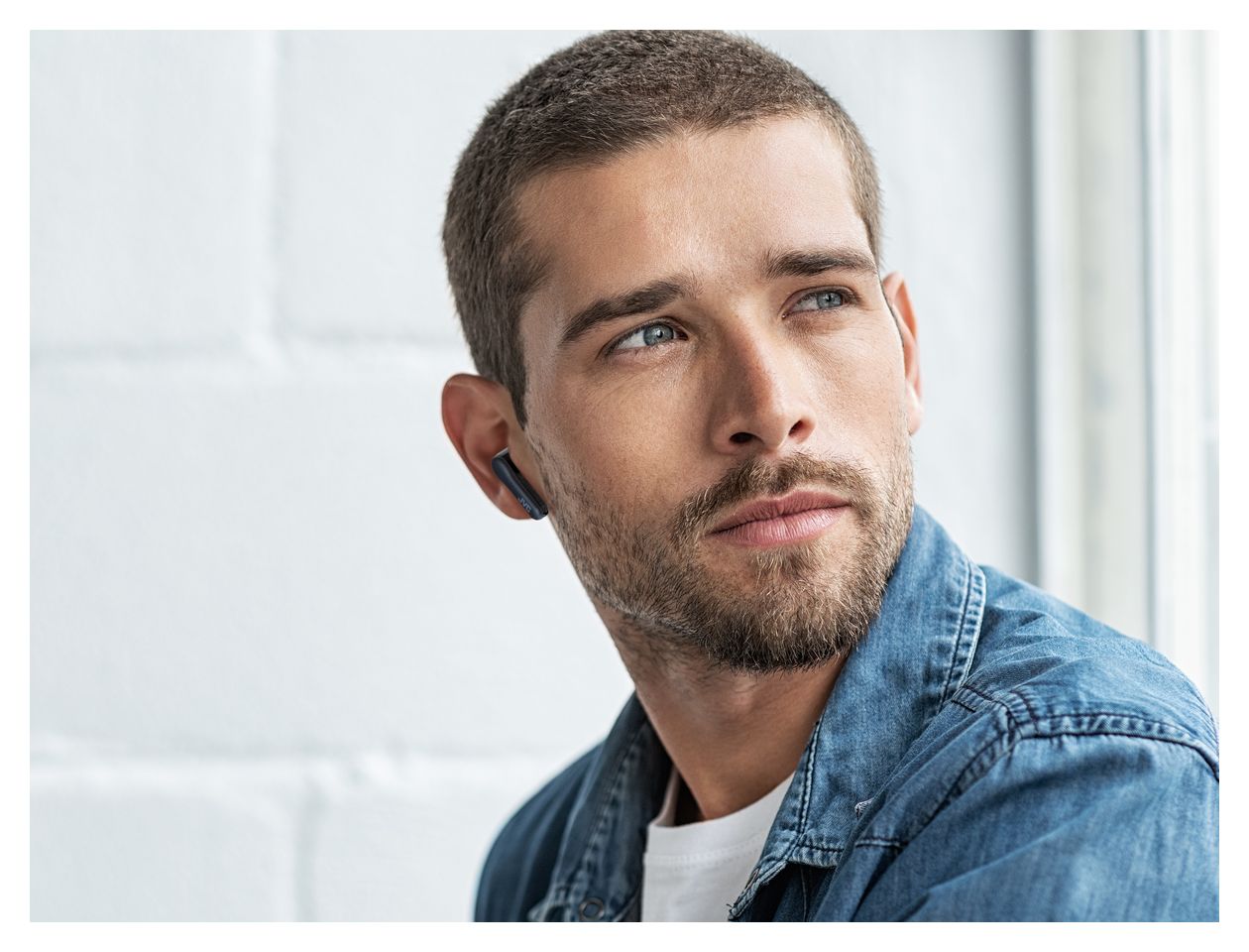 HA-A3T In-Ear Bluetooth Kopfhörer Kabellos TWS 22 h Laufzeit IPX4  (Schwarz) 