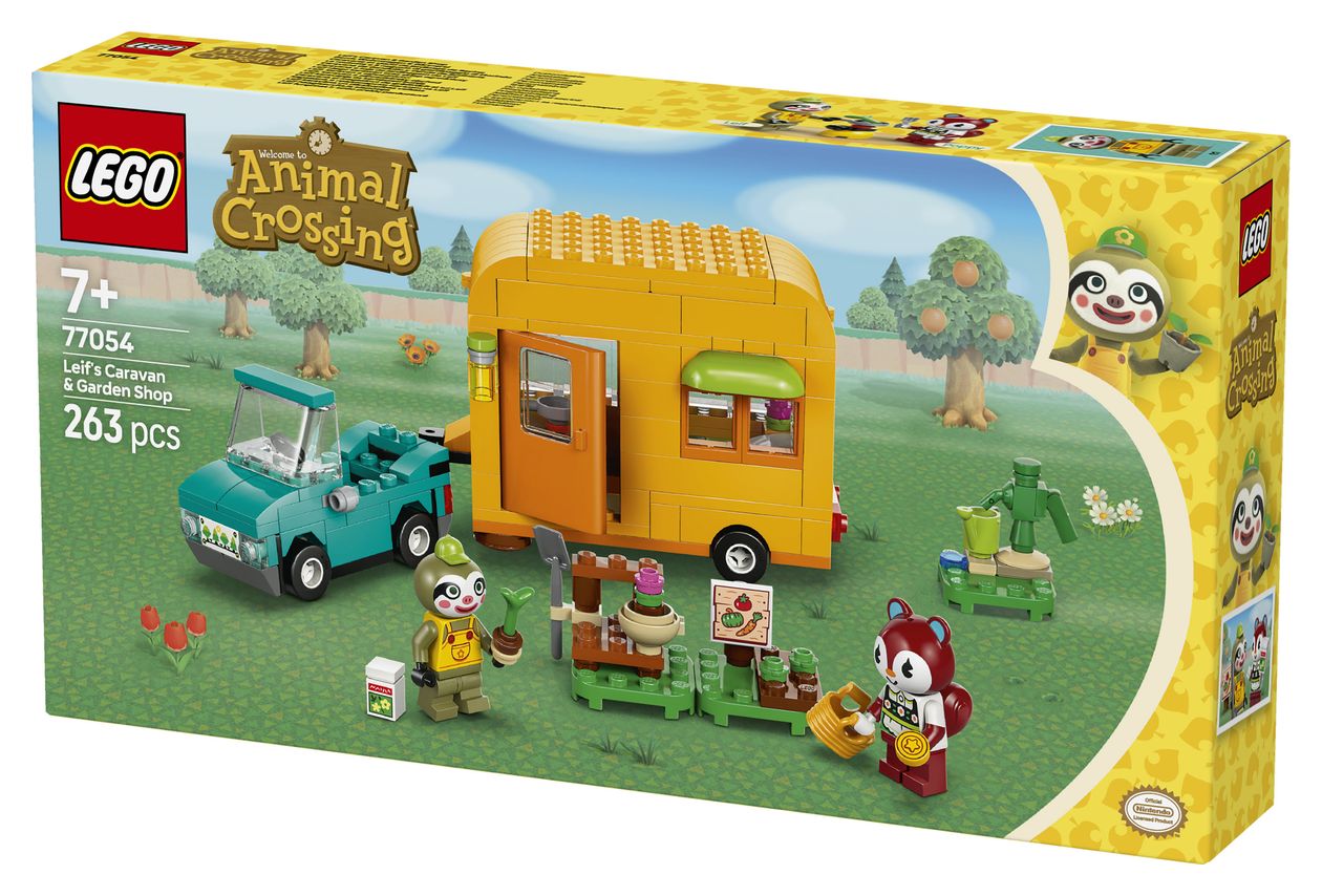 Animal Crossing Gerds Wohnwagen und Gärtnerei Bauset 263 Teile  (Mehrfarbig) 