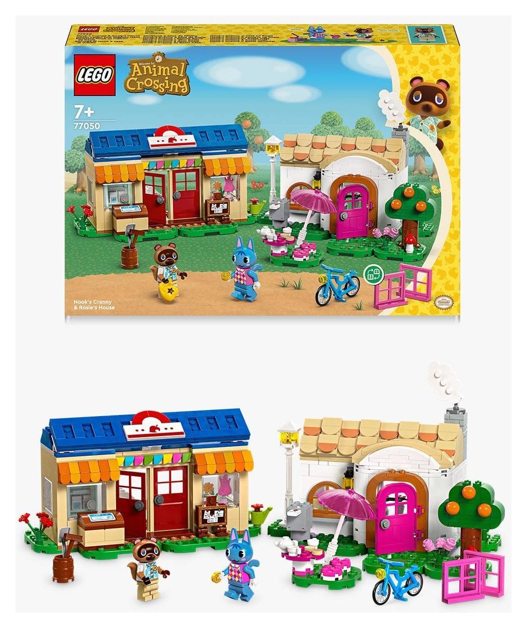 Animal Crossing Nooks Laden und Sophies Haus Bauset 535 Teile  (Mehrfarbig) 