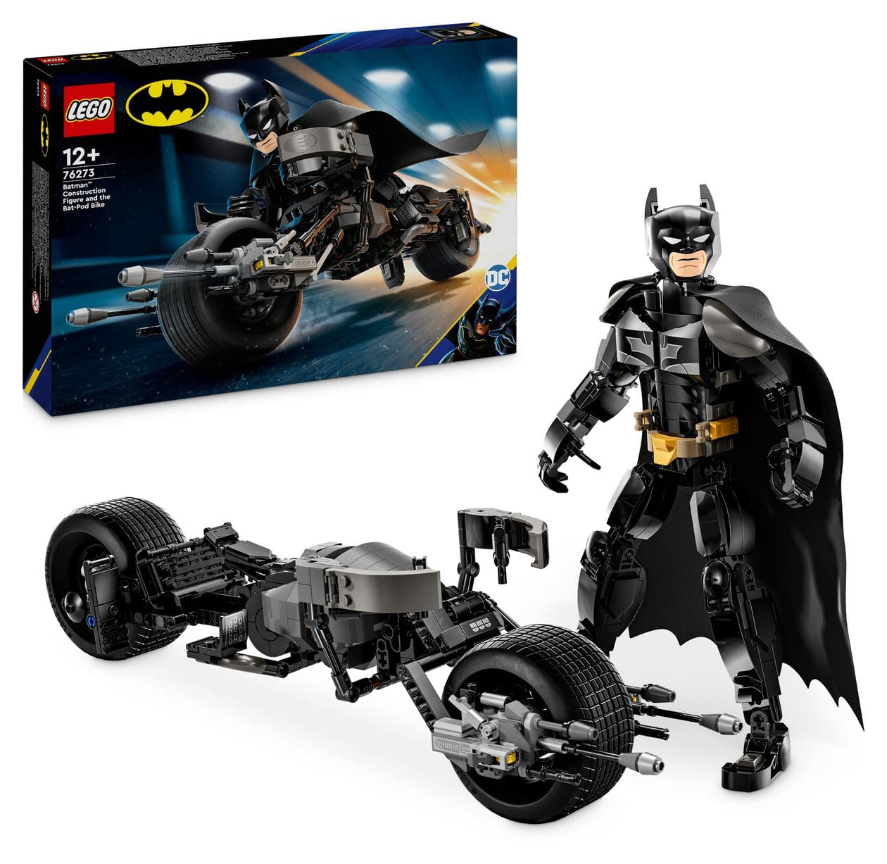 BatmanTM Baufigur mit dem Batpod 