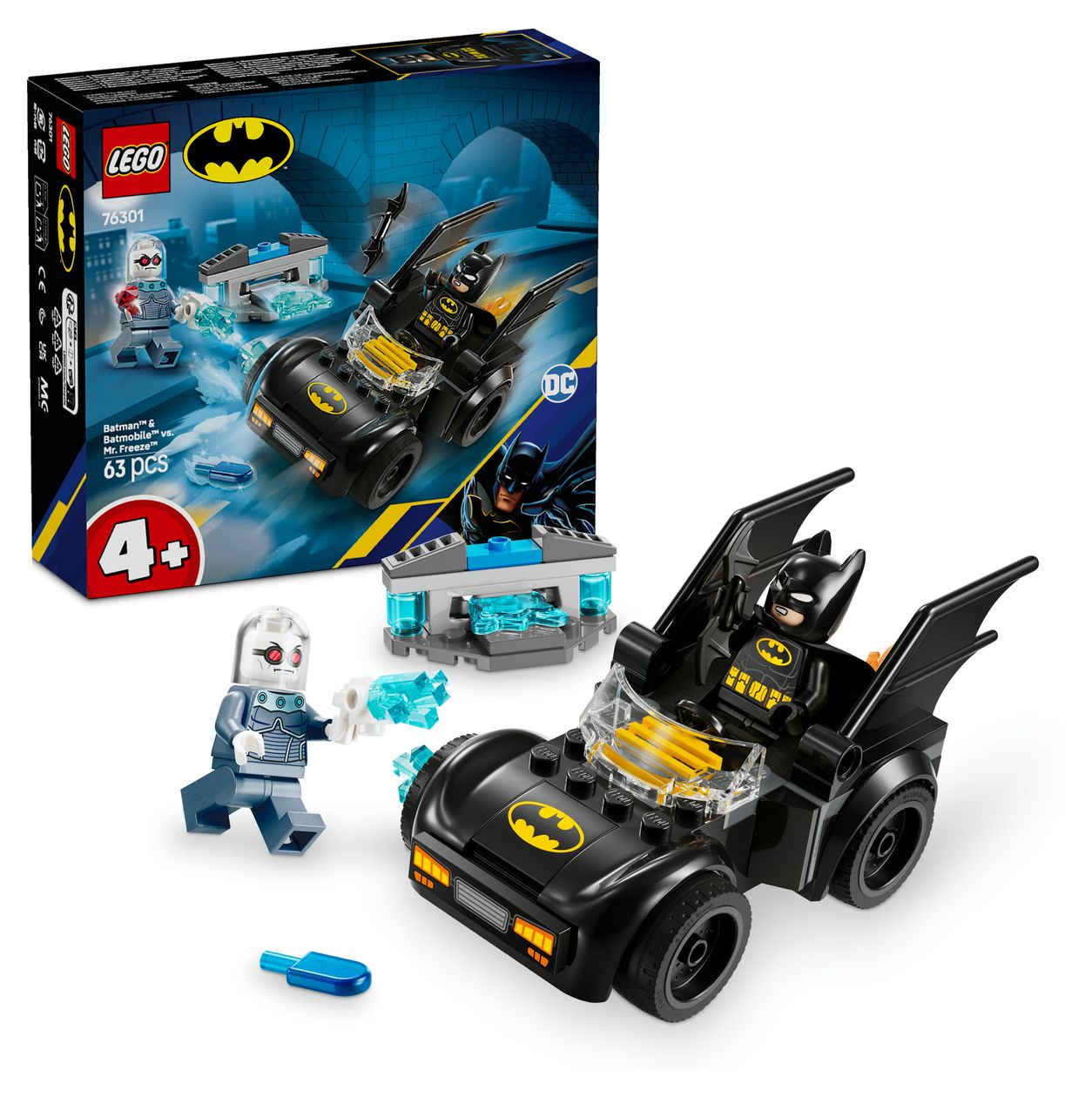BatmanTM & BatmobilTM vs. Mr. FreezeTM 