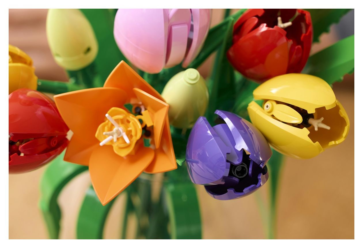 Botanicals Tulpenstrauß Bauset 576 Teile  (Mehrfarbig) 