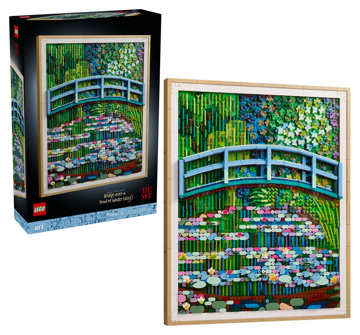 Claude Monet – Brücke über einen Seerosenteich 