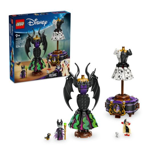 Die Kleider von Malefiz und Cruella De Vil 