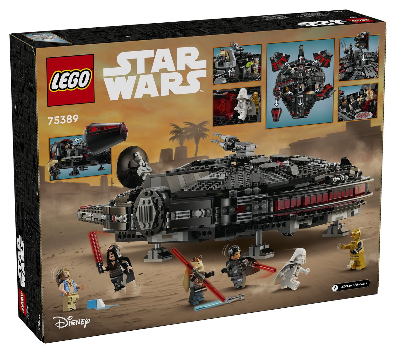 Dunkler Millennium Falke 