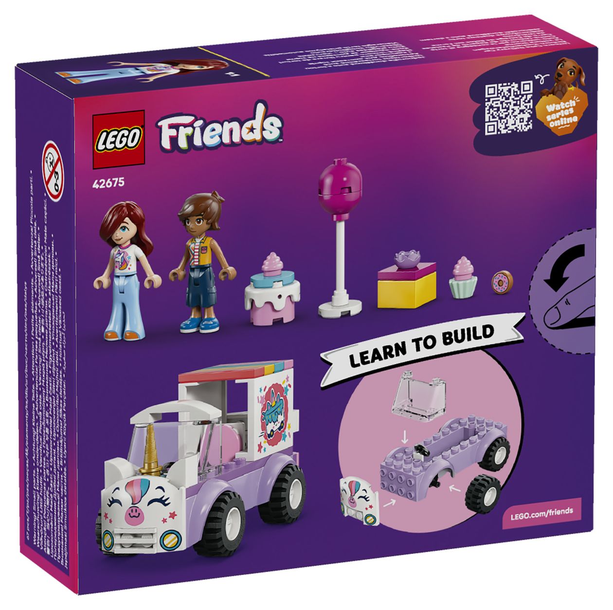 Einhorn-Kuchenlieferwagen 