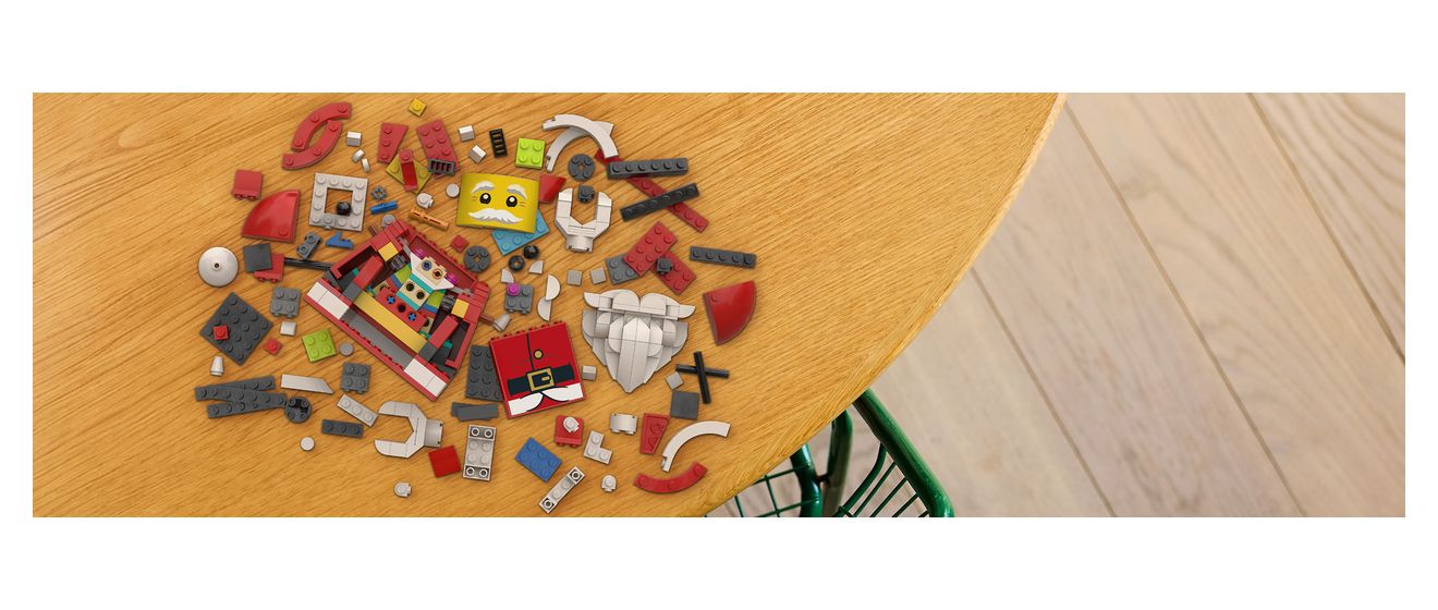 Große Weihnachtsmann-Minifigur 