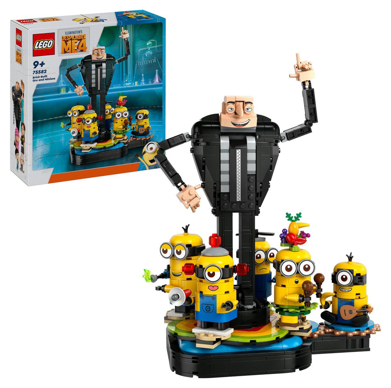 Gru und die Minions aus LEGO® Steinen 