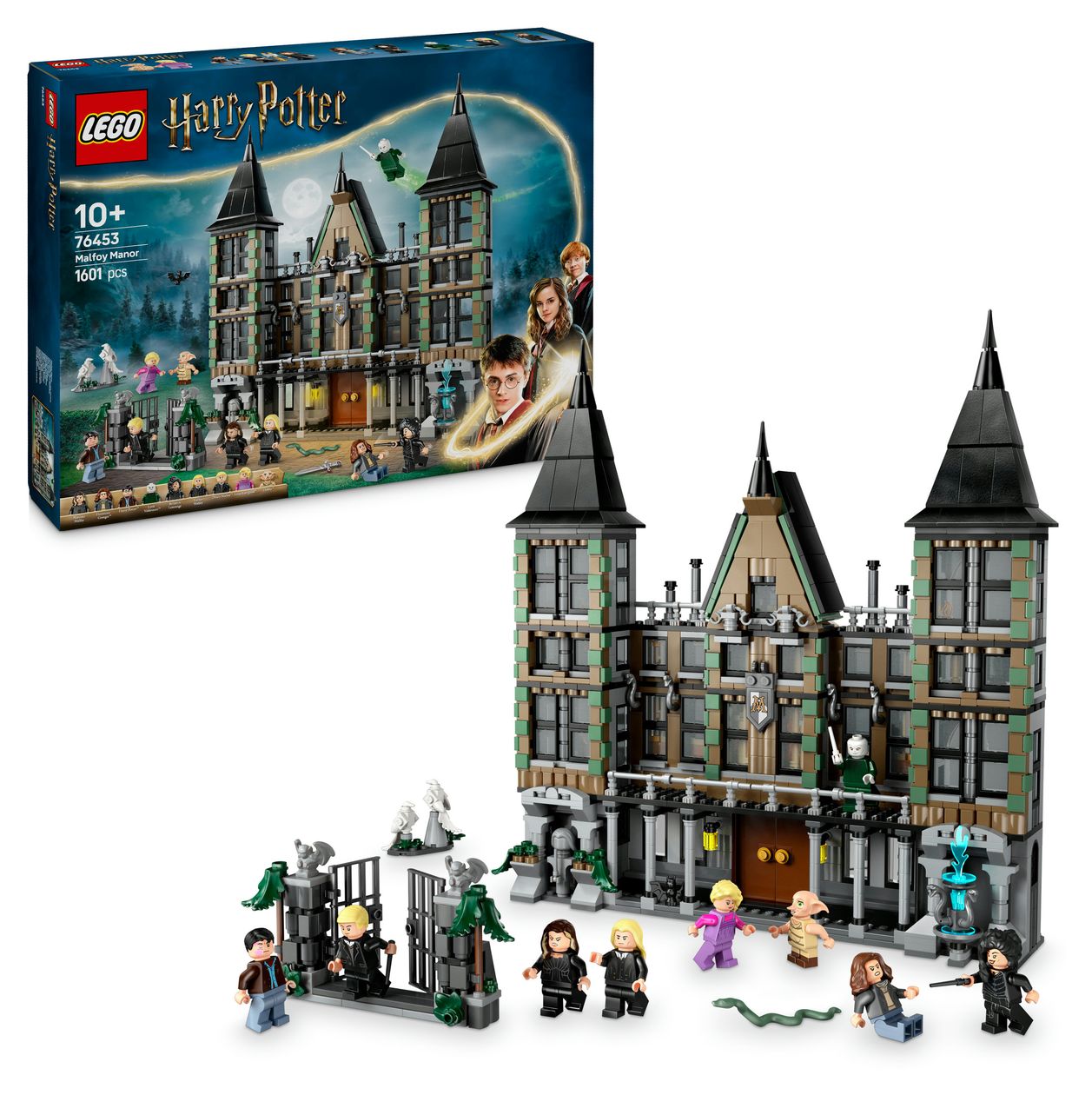 Harry Potter Landsitz der Familie Malfoy Bauset 1601 Teile  (Mehrfarbig) 