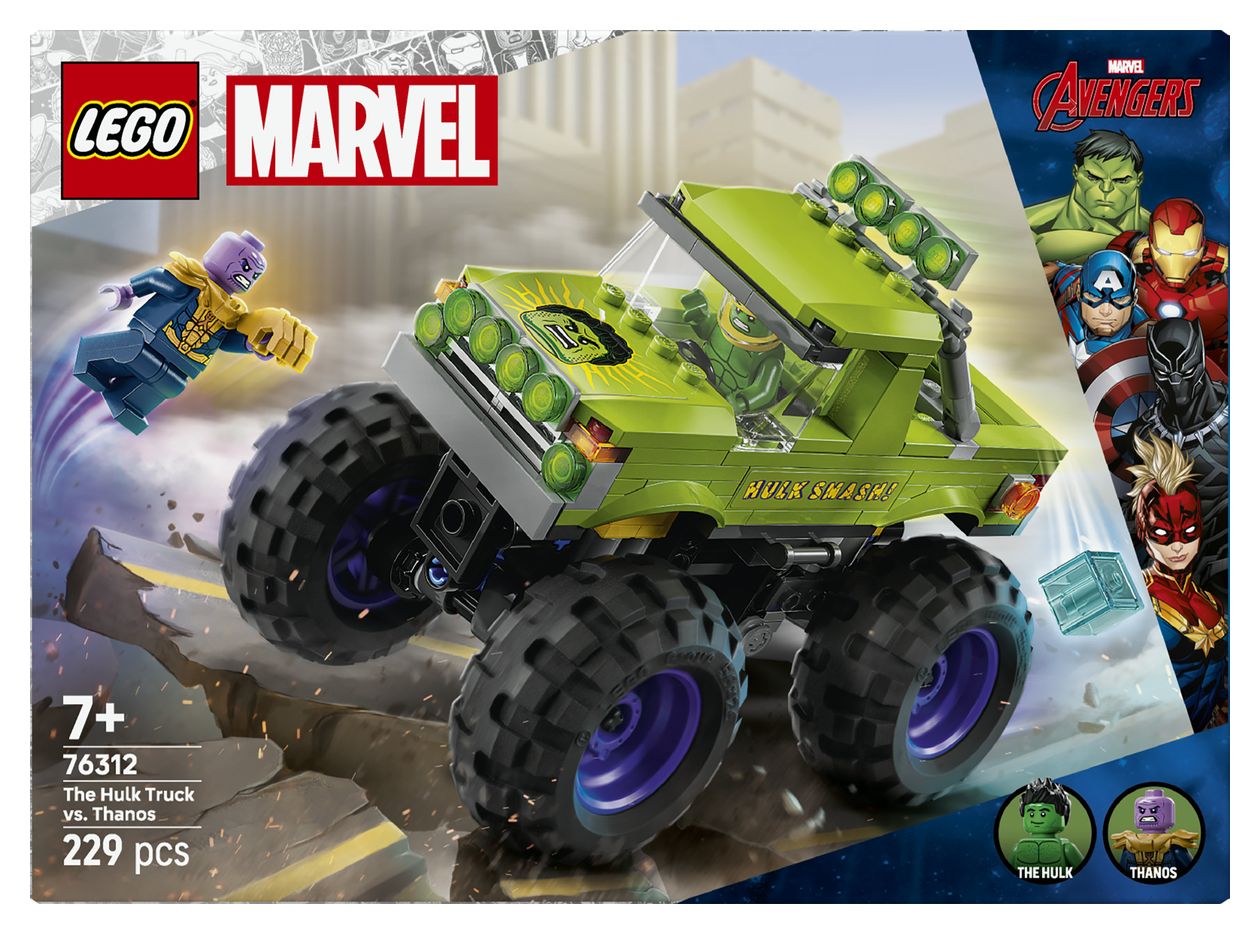 Hulk-Truck vs. Thanos 