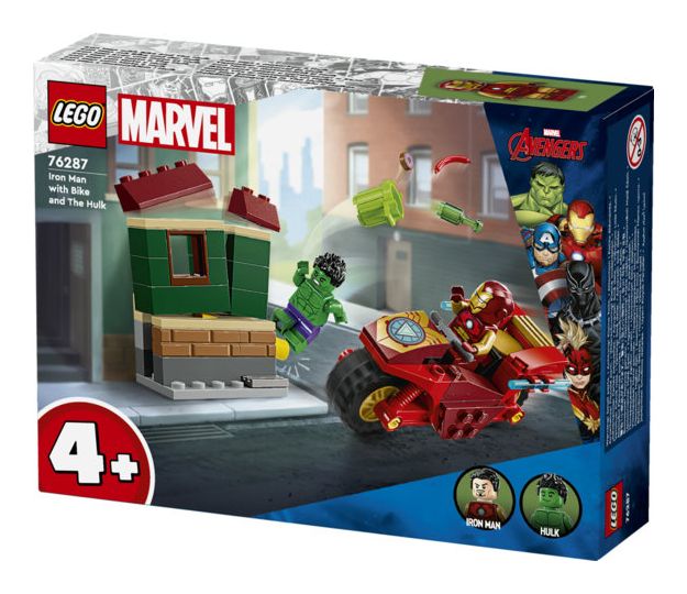 Iron Man mit Bike und der Hulk 