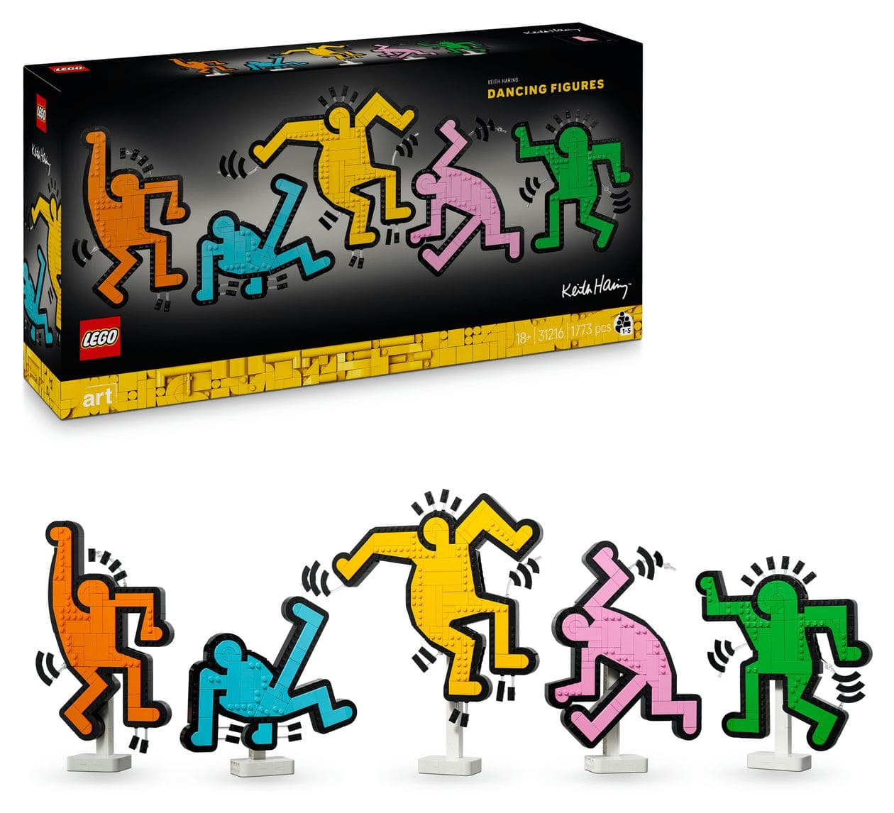 Keith Haring – Tanzende Figuren 