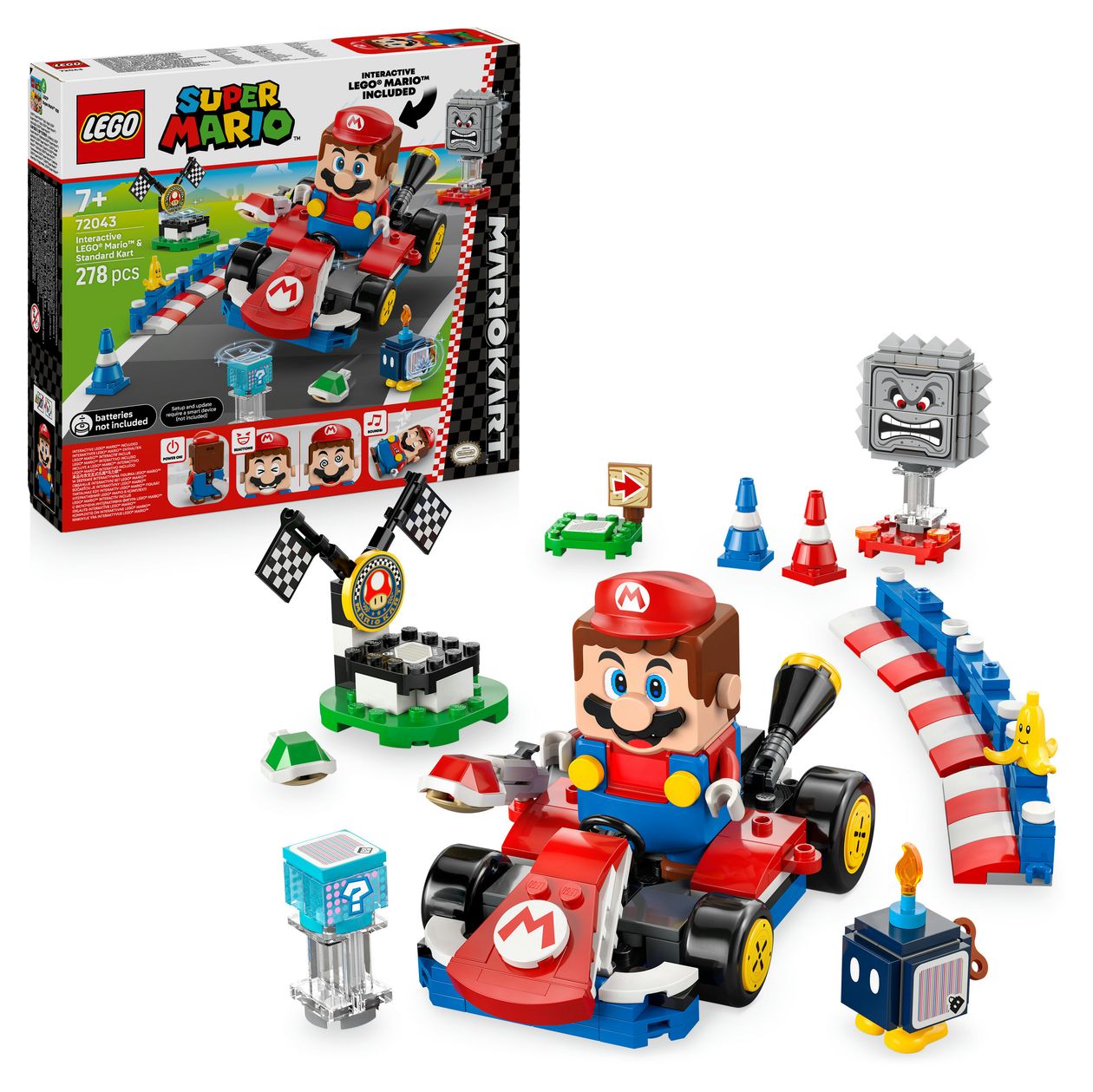 Mario KartTM – Interaktiver LEGO® MarioTM & Standard-Kart 