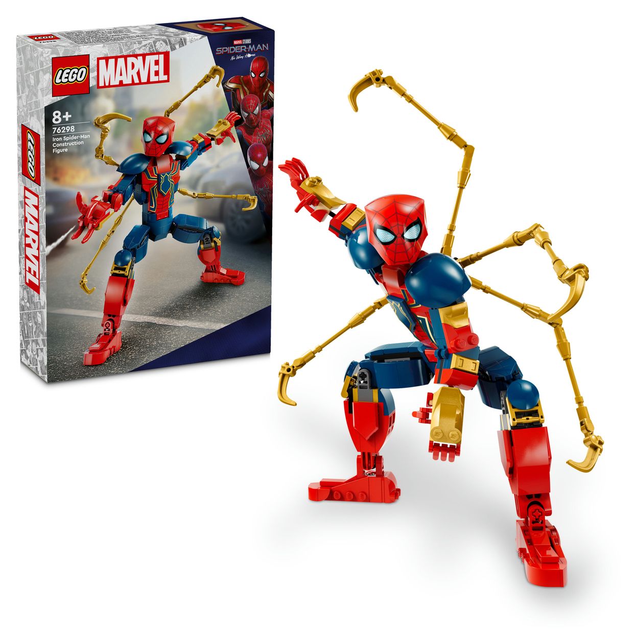 Marvel Iron Spider-Man Baufigur 303 Teile  (Mehrfarbig) 
