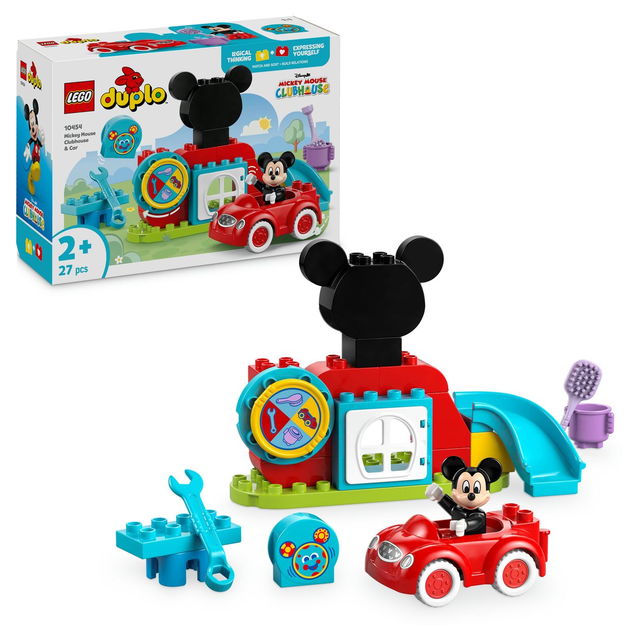 Mickys Clubhaus und Auto 