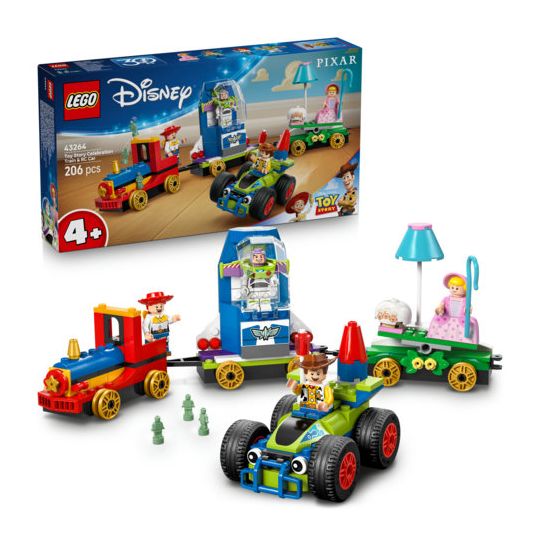 Partyzug und das Auto RC aus Toy Story 